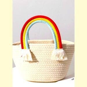 Rainbow Handle Handbag Bag Purse